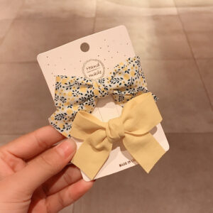 Product image for  Korea Ins Floral Bow Hairpin Children’S Duckbill Clip Set Cute Bangs Clip Side Clip Hairpin Home Décor 14