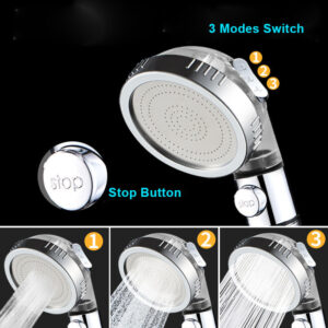 Product image for  Negative Ion Shower Nozzle, Shower Nozzle Booster Home Décor 14