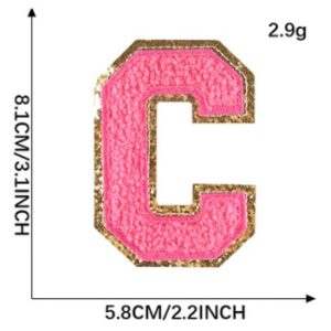 Product image for  Computerized Embroidery Towel Embroidery English Garment Accessories Fabric Stickers Home Décor 19