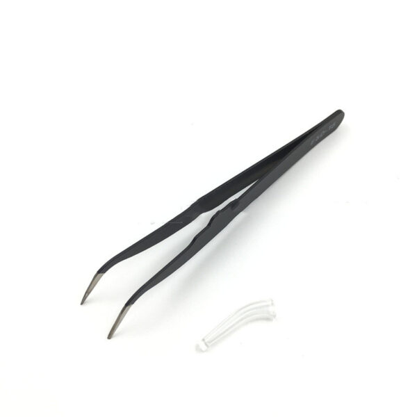 Product image for  Stainless Steel Pointed And Curved Eyelash Extension Tweezers Home Décor 9