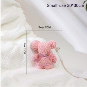 Product image for  Handbag Mesh Bag Folding Bear Towel Hand Gift Coral Velvet Home Décor 23