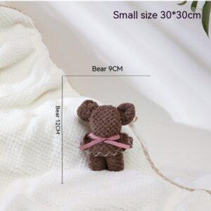 Product image for  Handbag Mesh Bag Folding Bear Towel Hand Gift Coral Velvet Home Décor 21
