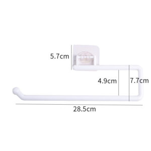Product image for  Wrought Iron Cabinet Partition Layer Storage Rack Roll Paper Holder Kitchen Paper Holder Home Décor 21