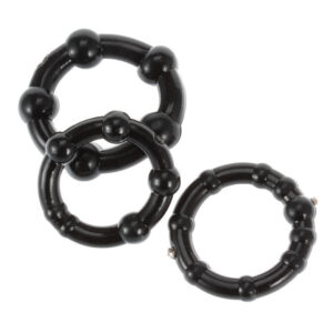 Product image for  Men’s Three-color Silicone Penis Delay Ring Home Décor 15