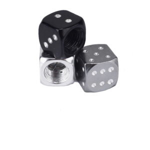 Product image for  Creative Colorful Dice Tire Aluminum Alloy Valve Home Décor 16