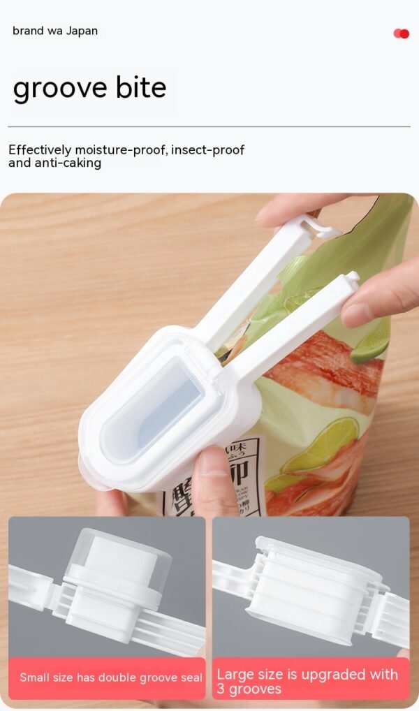 Product image for  Food Preservation With Lid Sealing Clip Snack Tea Dustproof Moisture-proof Storage Home Décor 11
