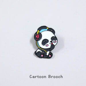 Product image for  Kung Fu Lesser Panda Brooch Cartoon Skateboard Corsage Children’s School Bag Safety Pin Clothes Accessories Home Décor 18