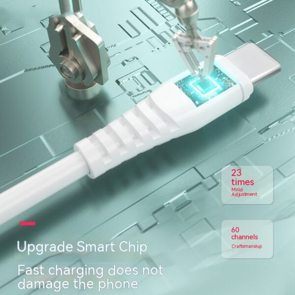 Product image for  Mobile Phone 6A Fast Charge Data Cable Dual-engine Home Décor 9