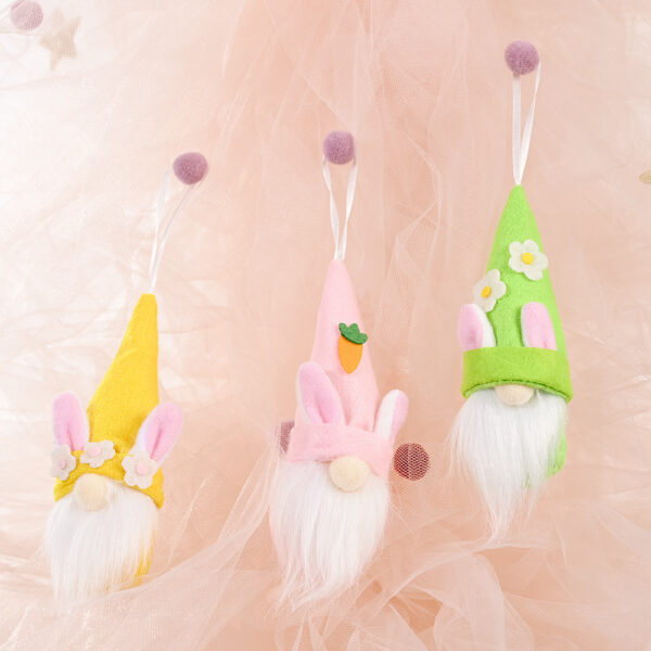 Product image for  Easter Decoration Supplies Creative Easter Rabbit Faceless Doll Small Pendant Rabbit Ear Ornaments Home Décor 8