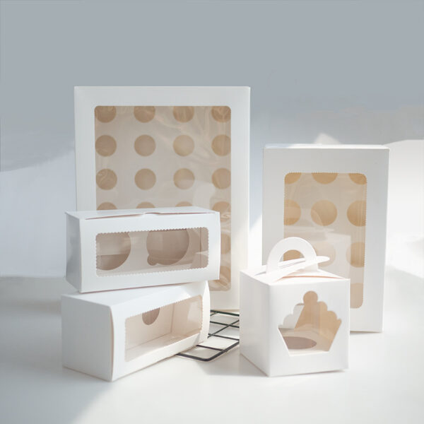 Product image for  Mini Cake Paper Cup Packaging Box For Baking 12 Pieces Of Pudding Home Décor 4
