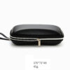Litchi square leather box