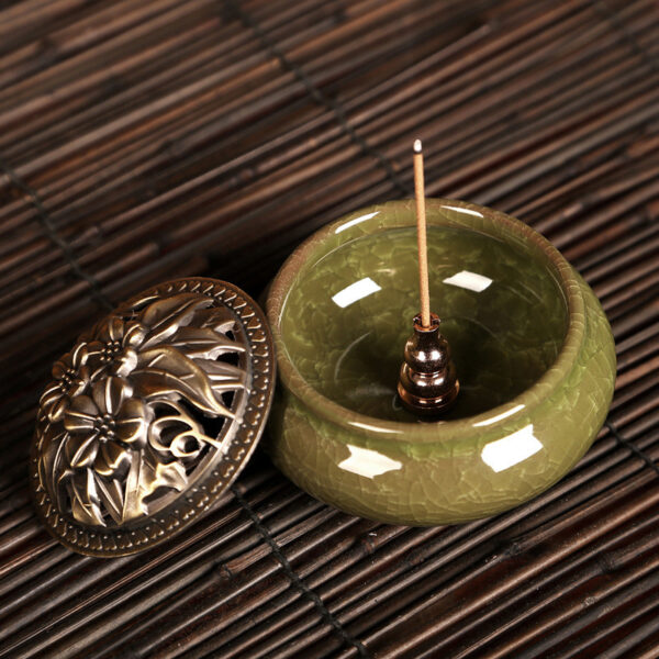 Product image for  Copper Gourd Metal Wire Incense Bracket Multifunctional Home Décor 4