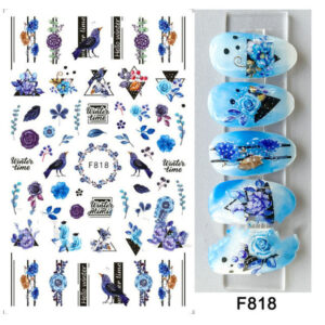 Product image for  Christmas Tree Moose Cartoon Nail Art Adhesive Backing Stickers Home Décor 19