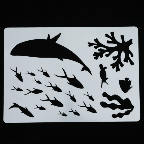 Product image for  Hollow Painting Template Animal Theme Inkjet Graffiti Template Home Décor 6