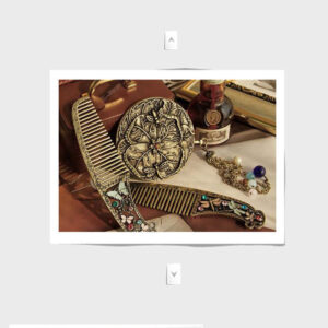 Product image for  Korean Retro Comb Diamond Alloy Comb Butterfly Dream Dragonfly Sound Hollow Comb Home Décor 10