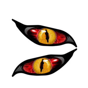 Product image for  Cute Simulation Cat Eyes Car Stickers 3D Vinyl Decal For Rearview Mirror Car Head Engine Cover Windows Decoration Home Décor 12