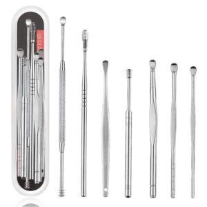 Product image for  Stainless Steel Ear Pick Spring Double Head Rotating Ear Pick5-piece Set Home Décor 15
