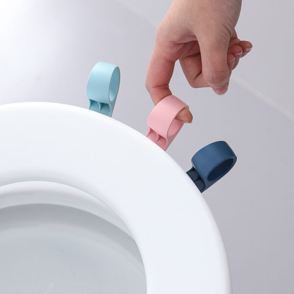 Product image for  Dirty-proof hand toilet lid handle plastic sanitary toilet lid handle Home Décor 4