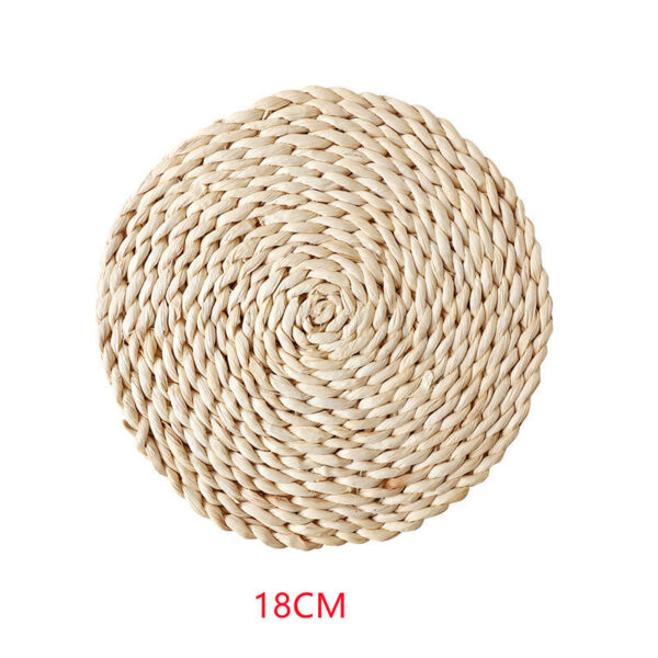 Product image for  Straw Woven Tea Mat, Table Mat, Placemat Home Décor 7