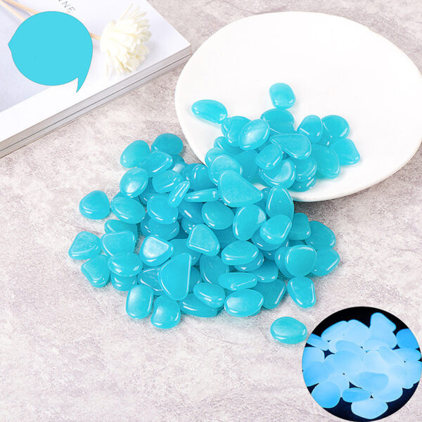 Product image for  Luminous Stone Garden Fish Tank Aquascape Pebbles Home Décor 6