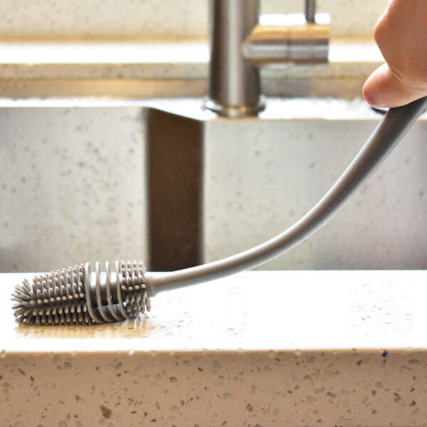 Product image for  Long-handled Gap Bristle Baby Bottle Brush, An Artifact For Washing Cups Home Décor 9