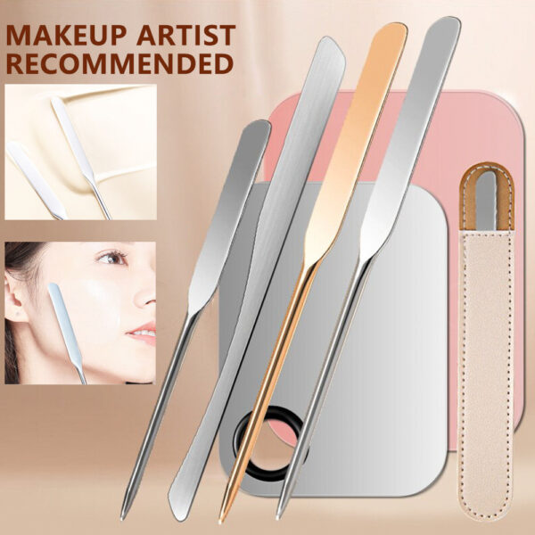 Product image for  New Foundation Shovel Stainless Steel Toning Sticks Double-headed Stirring Home Décor 4