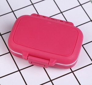 Product image for  Portable Mini Three-compartment Small Medicine Box Home Décor 15
