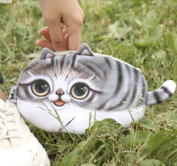 Product image for  Cat pen bag, anime around, stationery bag, pencil case Arts, Crafts & Sewing 7