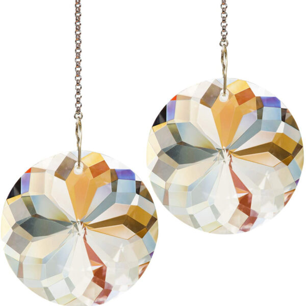 Product image for  Crystal Sun Catcher Prism Crystal Hanging Pendant Lighting Pendant Rainbow Maker Window Home Décor 6