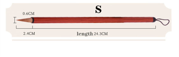 Product image for  A Metal Can Be Used To Draw Red Wolf Hair And Small Regular Script Brush Home Décor 7