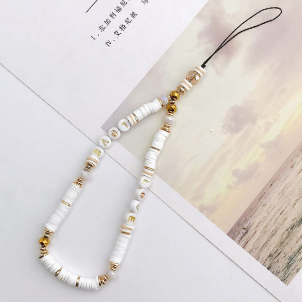 Product image for  Handmade Diy Soft Pottery Cell Phone Chain Home Décor 11