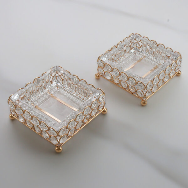 Product image for  Crystal Ashtray Manufacturer Glass Artifact Simple Style Household Ashtray Home Décor 4