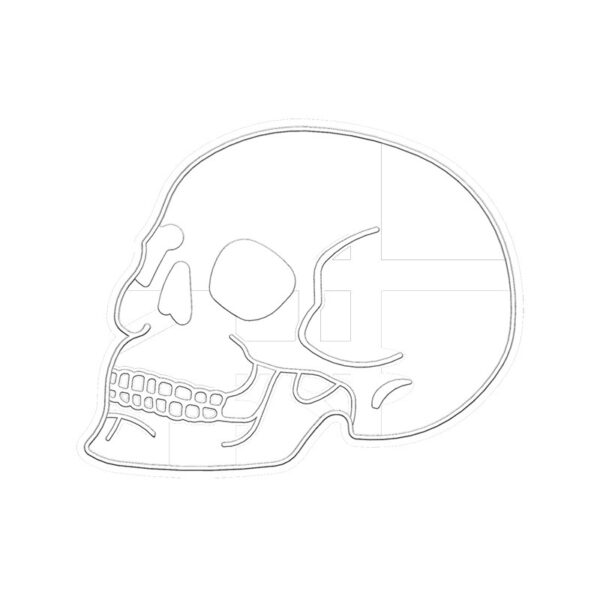 Product image for  New Plastic Skull Cookie Sharpener White Baking Tool Home Décor 7