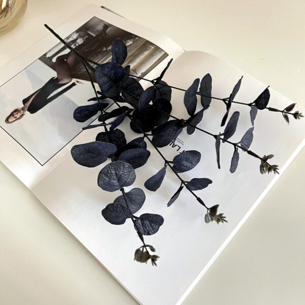 Product image for  Black Zamioculcas Leaves Bunch Halloween Christmas Party Ornamental Flower Home Décor 9