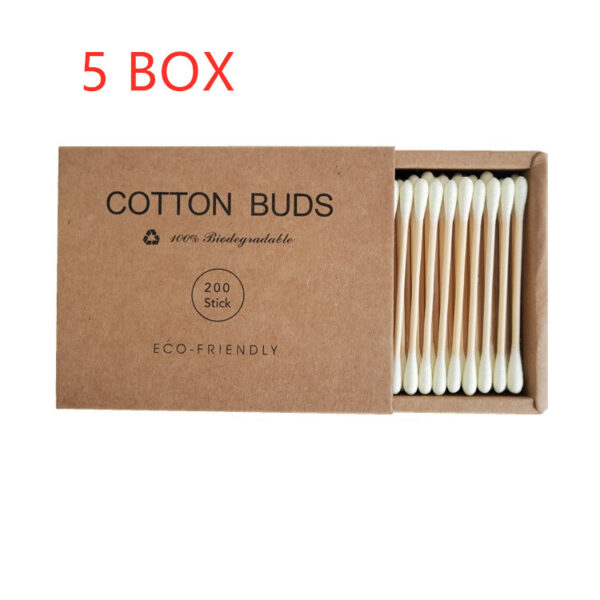 Product image for  Disposable kraft paper box bamboo cotton swab Home Décor 5