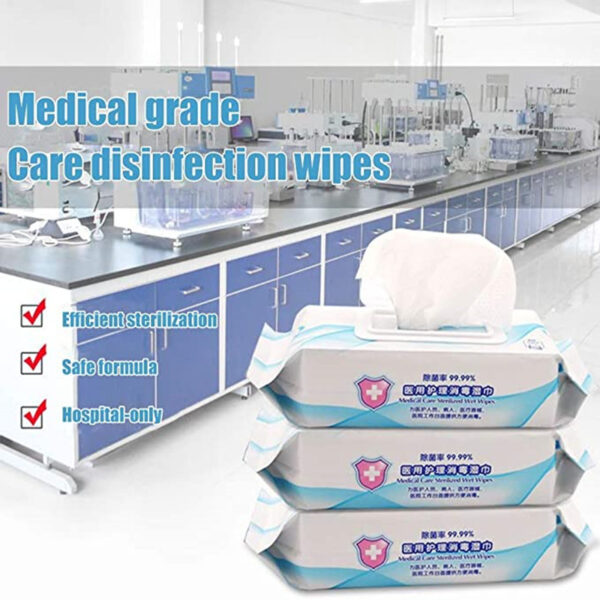 Product image for  25 disinfection wipes for portable medical use Home Décor 5