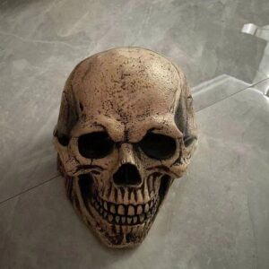 Product image for  Full Head Skull Mask Helmet With Movable Jaw 3D Skeleton Skull Horror Mask Adults Cosplay Costume Home Décor 23