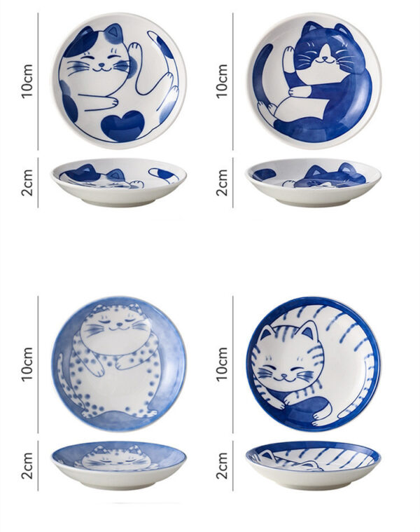 Product image for  Home Cartoon Ceramic Cat Pattern Dish Home Décor 10
