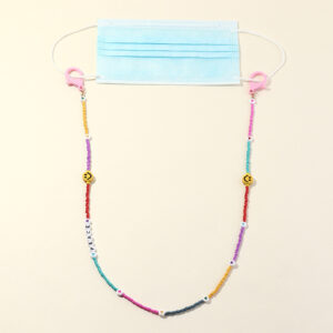 Product image for  Mask Lanyard South Korea Colorful Rice Beads Non-slip Home Décor 16