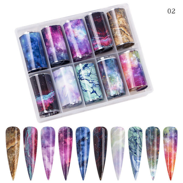 Product image for  4cm Boxed Starry Sky Armor Sticker Transfer Paper Home Décor 5