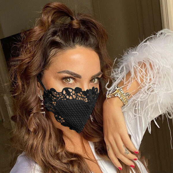 Product image for  Mask Lace Protective Personality Fashion Dust Home Décor 8