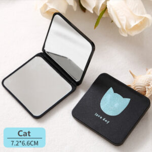Product image for  Pocket Student Double Sided Makeup Mirror Folding Mini Carry Home Décor 12