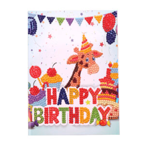 Product image for  5D Diamond Painting Greeting Card Handmade Spot Drill Diy Birthday Gift Blessing Crystal Card Home Décor 19