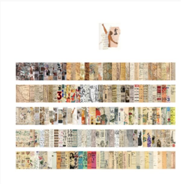 Product image for  Creative Retro Hand Account Decoration Base Paper 165 Sheets Home Décor 5