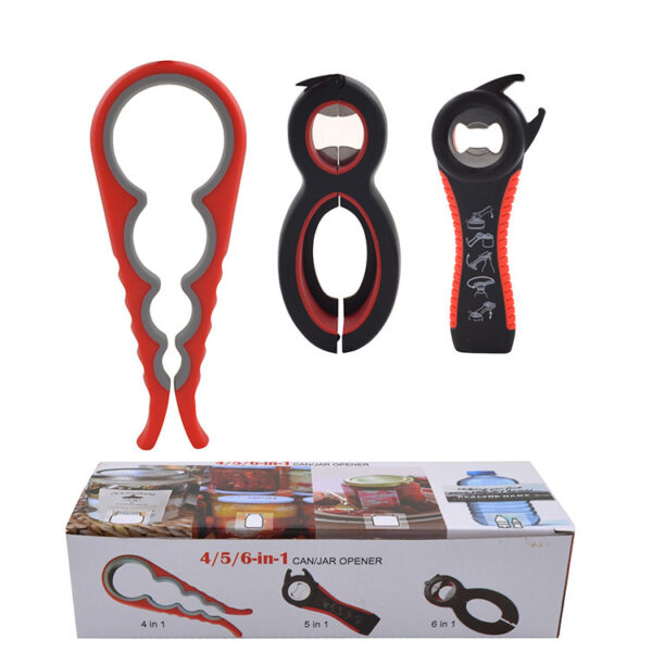 Product image for  Can Openers Three-piece Set 2-piece Set 4-in-1 Corkscrew Set Kitchen Tools Home Décor 11