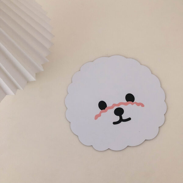Product image for  Cartoon Teddy Dog Niche Mouse Pad Bichon Cute Girl Table Mat Photo Props Home Décor 5