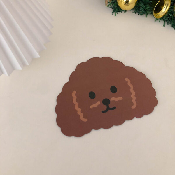 Product image for  Cartoon Teddy Dog Niche Mouse Pad Bichon Cute Girl Table Mat Photo Props Home Décor 7