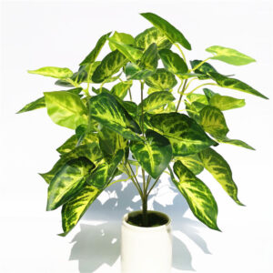 Product image for  Simulation Green Plant Decoration Potted Plastic Flower Leaves Home Décor 13