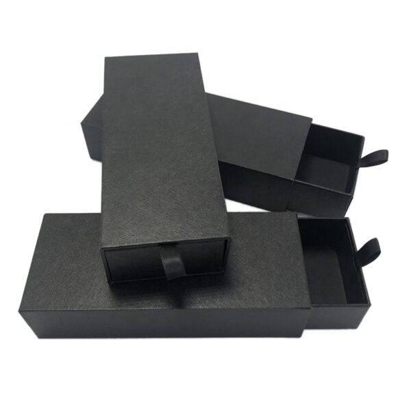Product image for  Rectangular Black Drawer Glasses Carton Home Décor 6