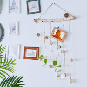 Product image for  Northern European Pastoral Hemp Rope Natural Stick Hanging Curtain Decoration Home Décor 19